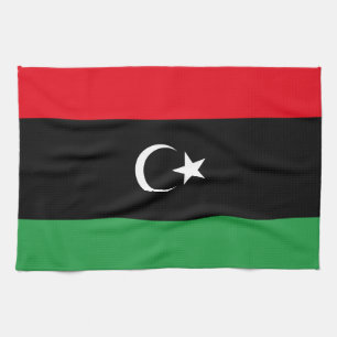 Libya Flag Tea Towel