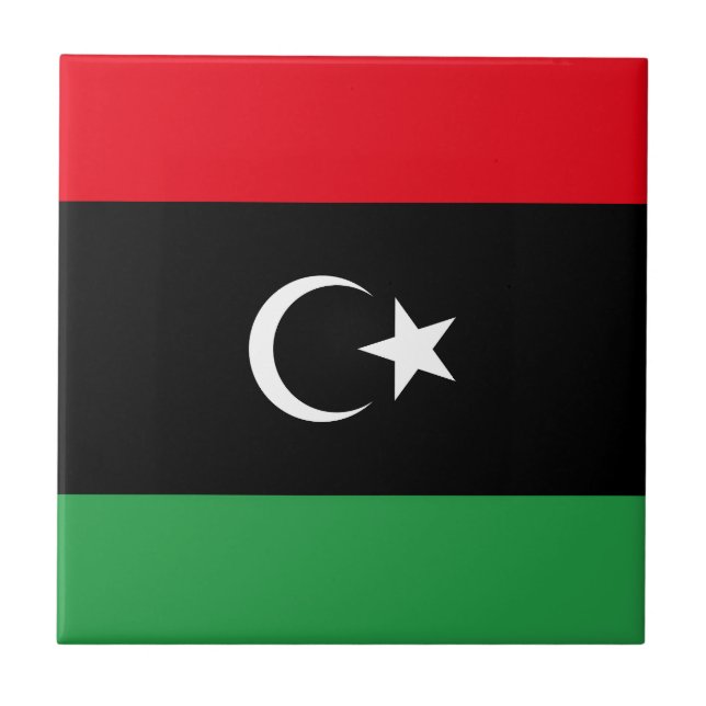 Libya Flag Tile (Front)
