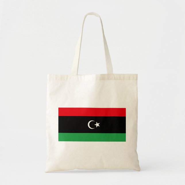 Libya Flag Tote Bag (Front)