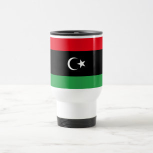 Libya Flag Travel Mug