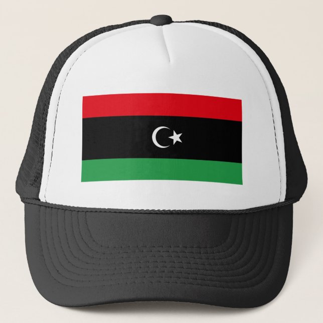 Libya Flag Trucker Hat (Front)