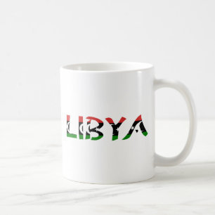Libya FlagWord Coffee Mug