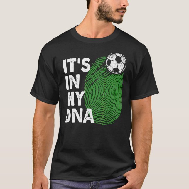 Libya In My Dna Libyan Flag Team Libya T-Shirt (Front)