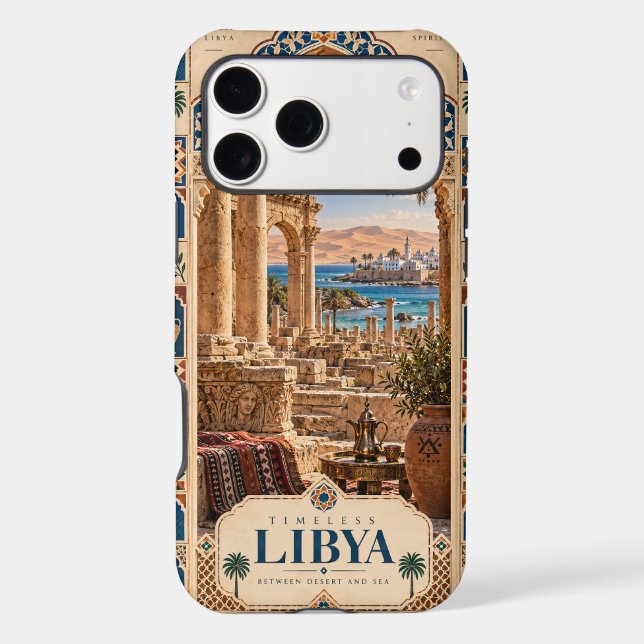 Libya iPhone Case | Mediterranean Desert Heritage  (Back)