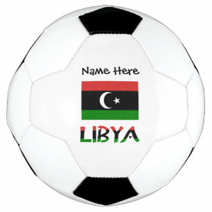 Libya Libyan Flag Personalised Football