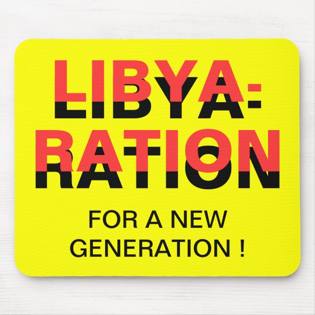 LIBYA-RATION FOR A NEW GENERATION MOUSE MAT (Front)