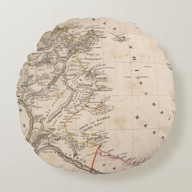 Libya Round Cushion (Front)