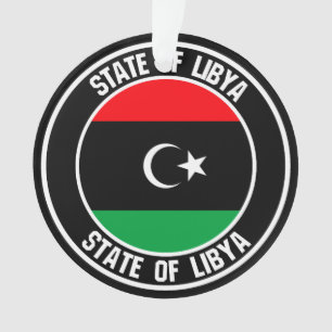 Libya Round Emblem Ornament