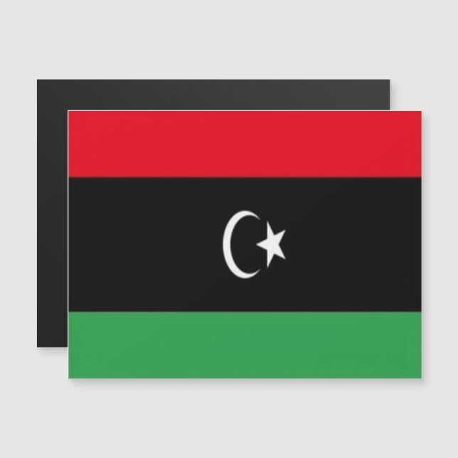 Libya - Waving Flag - (Front/Back)