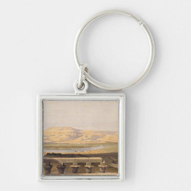 Libyan Chain of Mountains from the Temple of Luxor Key Ring (Front)