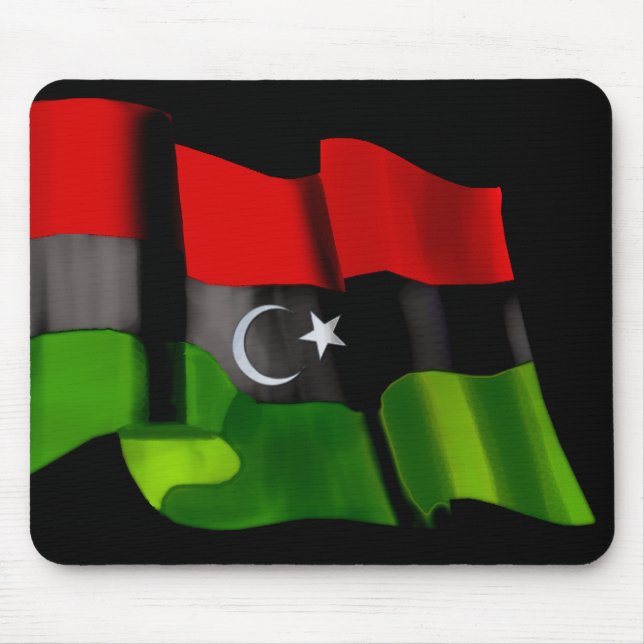 Libyan flag of Libya Independence Monarchy flag Mouse Mat (Front)