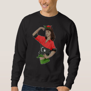 Libyan Girl Unbreakable I Libyan Heritage I Libya Sweatshirt