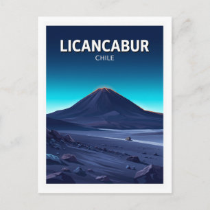Licancabur Volcano, Atacama Desert, Chile Gift Postcard