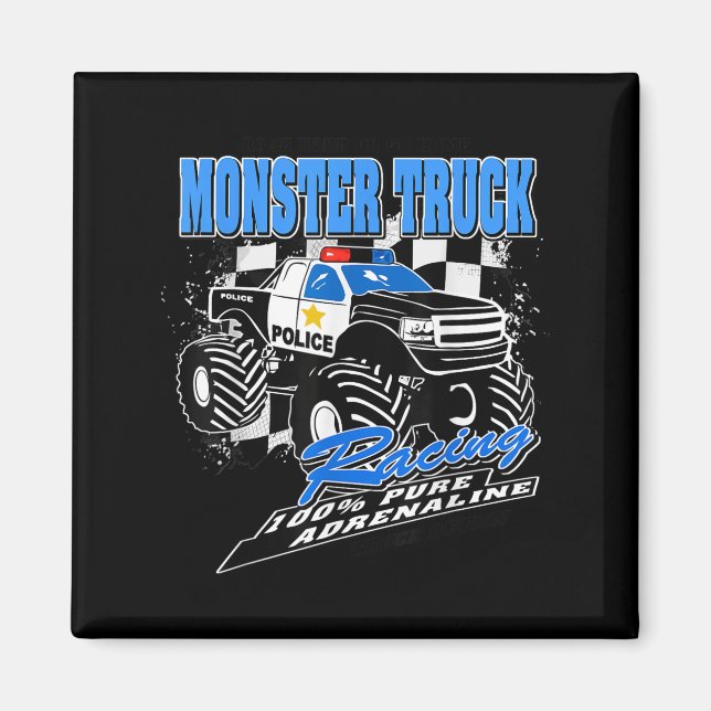 Lice Monster Truck  Magnet (Front)