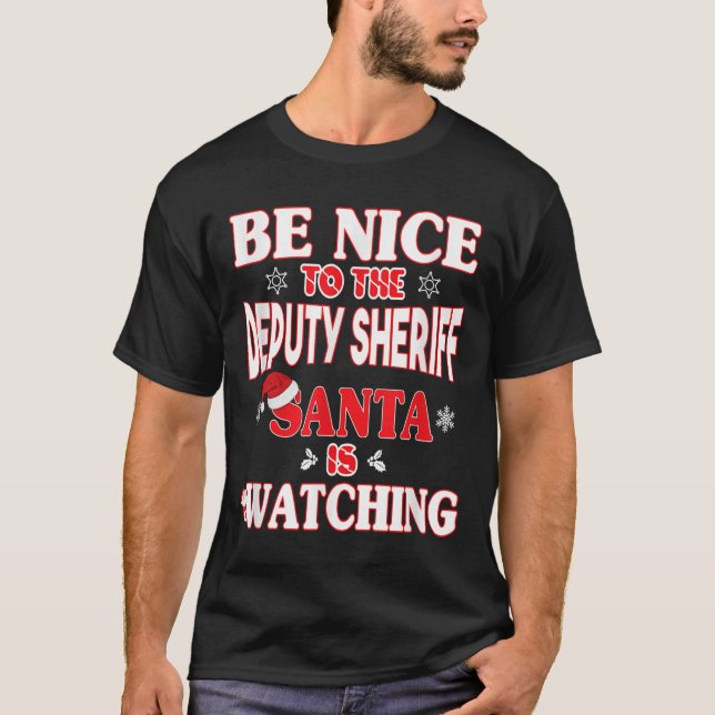 Lice Officer Shirt - For Christmas Deputy Sheriff_ (Front)