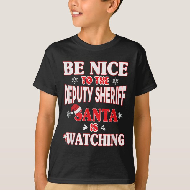 Lice Officer Shirt - For Christmas Deputy Sheriff_ (Front)