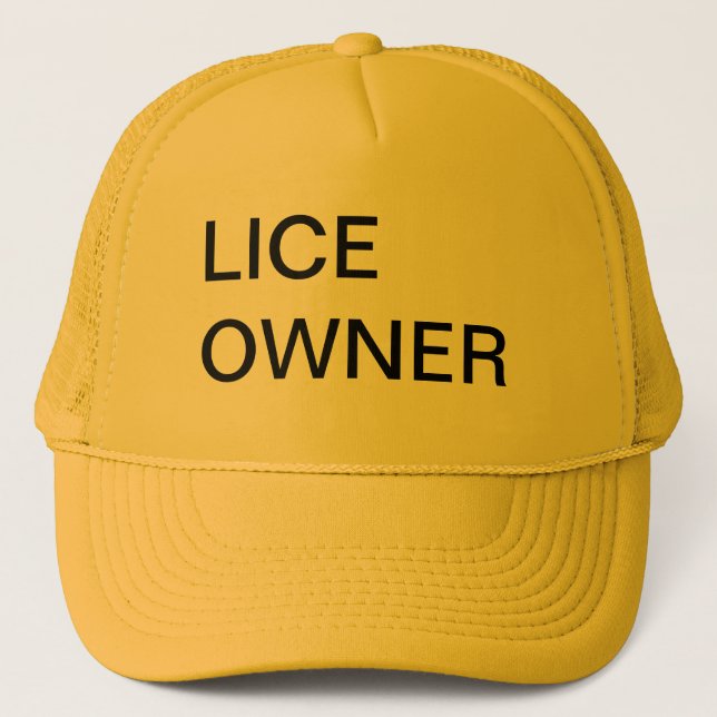 Lice Owner Trucker Hat (Front)