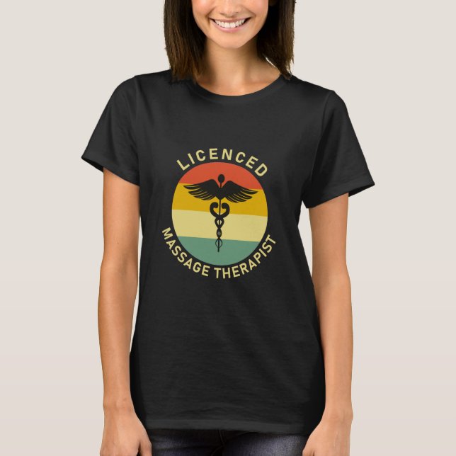 Licenced Massage Therapist T-Shirt (Front)