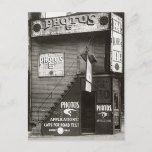 License Photo Studio, 1934 Postcard