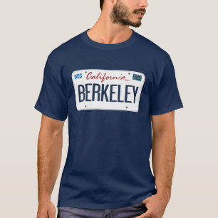 License Plate Berkeley California T Shirt