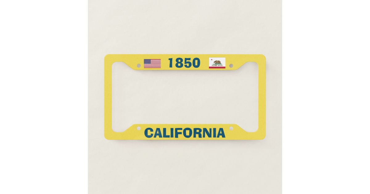 License Plate Frame California Zazzle