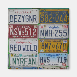 License Plate Lovers Magnet
