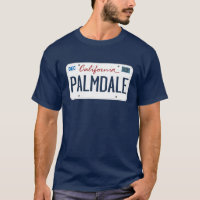 License Plate Palmdale California T Shirt