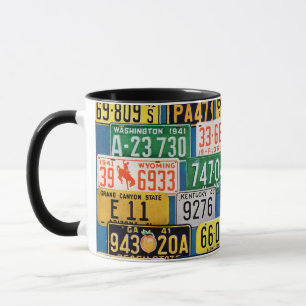 License Plates by H. Wilson Smith Mug