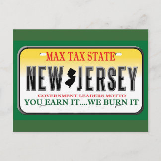 License Plates Postcard