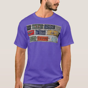 License plates T-Shirt