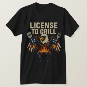 License to Grill – American Edition T-Shirt