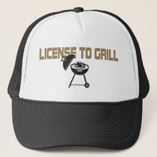 License To Grill Trucker Hat