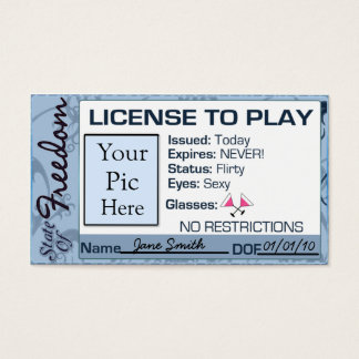License To Play, Divorce Party Favour