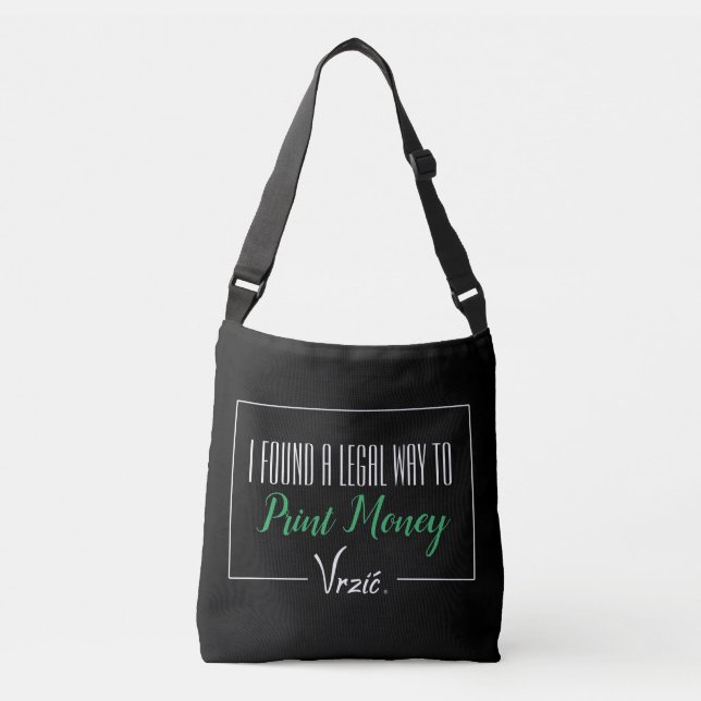 License to Print Crossbody Bag (Front)