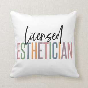Licensed Aesthetician Cosmetologist Beautician Cushion