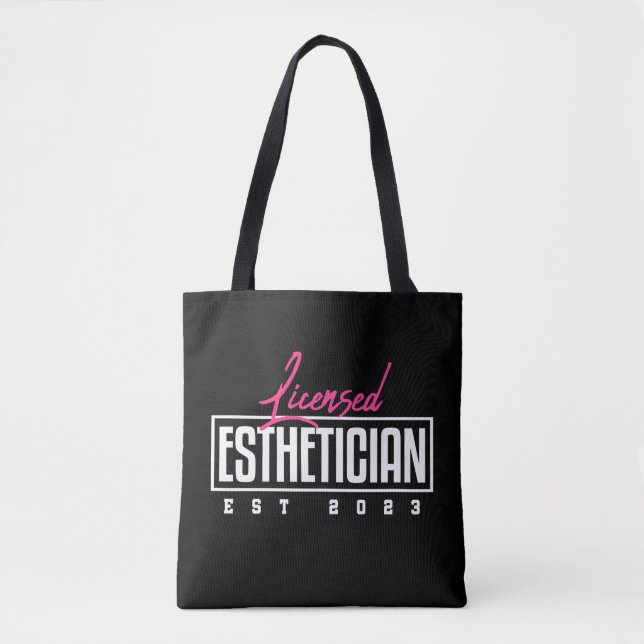 Licensed Aesthetician EST 2023 Tote Bag (Front)