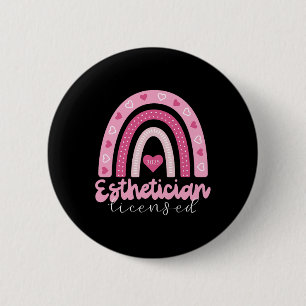Licensed Aesthetician Graduation 2025 Skin Care Es 6 Cm Round Badge