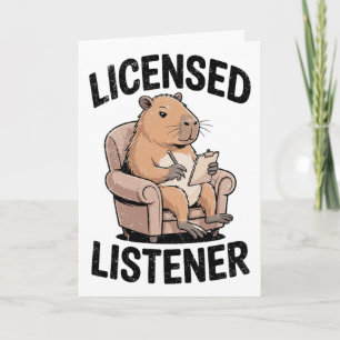Licensed Listener Capyra Therapist Mental Health H Card