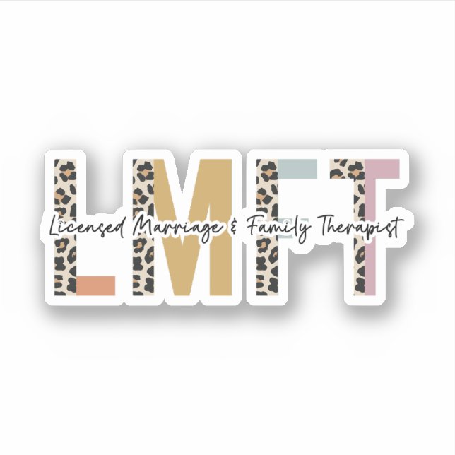 Licensed Marriage and Family Therapist LMFT Gift (Front)