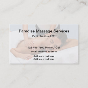 Licensed Massage Therapist Business Profile Cards