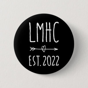Licensed Mental Health Counsellor Graduation 2024 6 Cm Round Badge