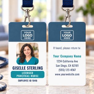Licensed Practical Nurse LPN Photo ID Badge
