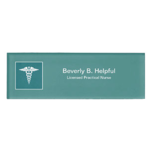 Licensed Practical Nurse Medical Name Tag