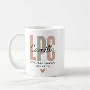 Licensed Professional Counselor Gifts, LPC Therapi Coffee Mug