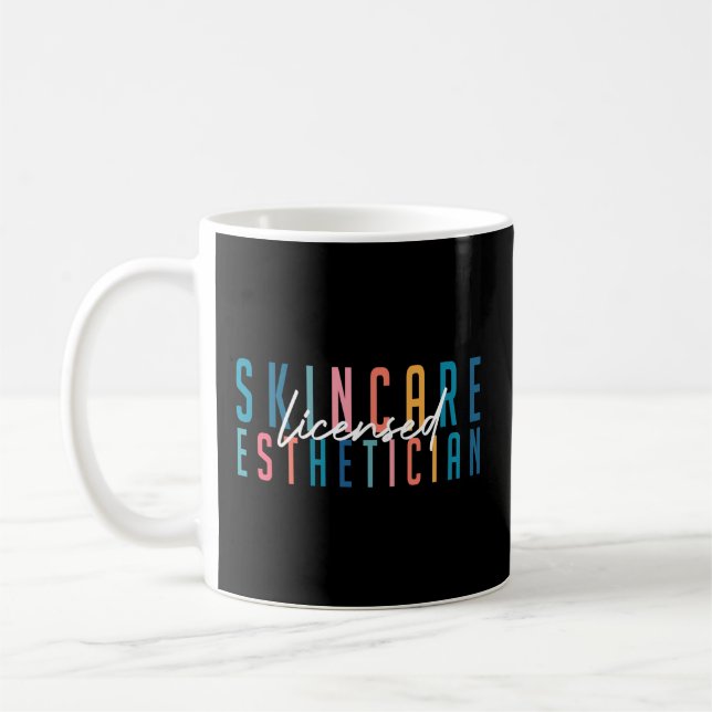 Licensed Skin Aesthetician Graduation Skin Aesthet Coffee Mug (Left)