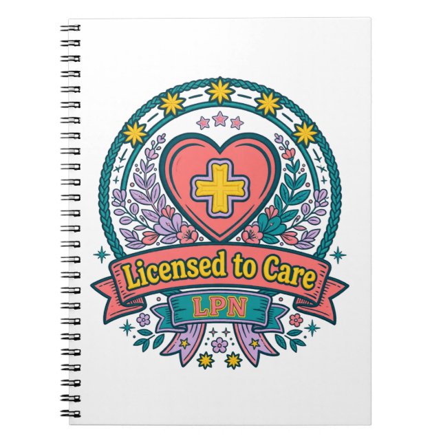 Licensed to Care LPN Notebook (Front)
