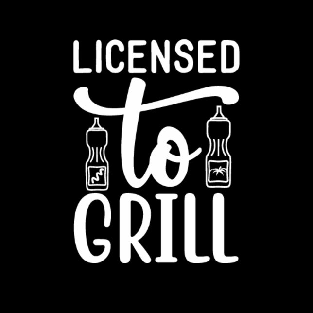 Licensed To Grill BBQ Wrapping Paper (Creator Uploaded)