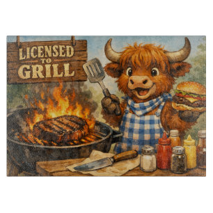 Licensed to Grill Cutting Board