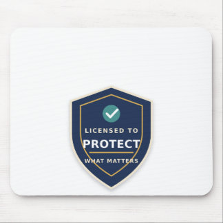 Licensed to Protect What Matters Insurance Agent M Mouse Mat