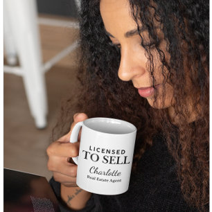 Licensed to Sell Realtor Coffee Mug